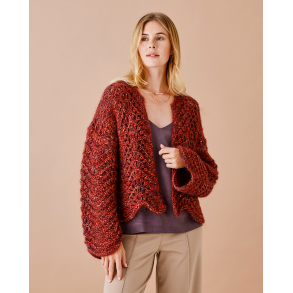 Bella C/Kamelia By Permin - Tr�je med p�fuglem�nster - Enkeltopskrift 890525