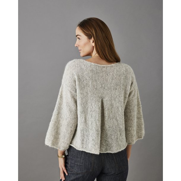 Nanna By Permin - Bluse med l�g ryggen (digital) - Enkeltopskrift ( 892311)