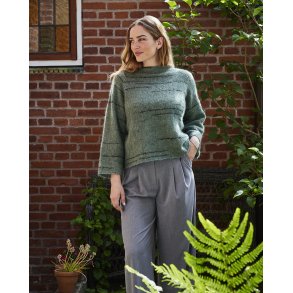 Nellie By Permin - Bluse med  rme og rullehals - Enkeltopskrift 892415