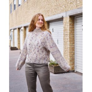 Raglansweater i Esther/Bella C - Enkeltopskrift 893188.