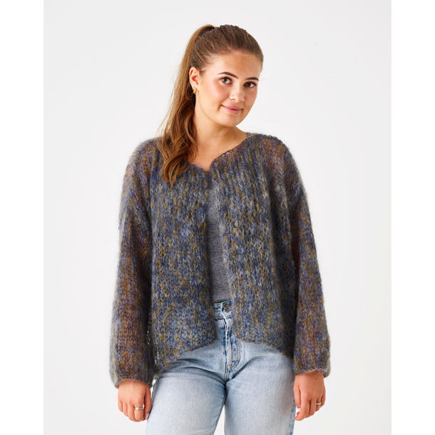 Bella Color By Permin - Cardigan - Enkeltopskrift 893195