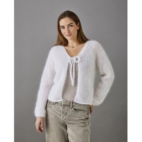 Bella By Permin - Cardigan med i-cord kanter - Enkeltopskrift 8932113