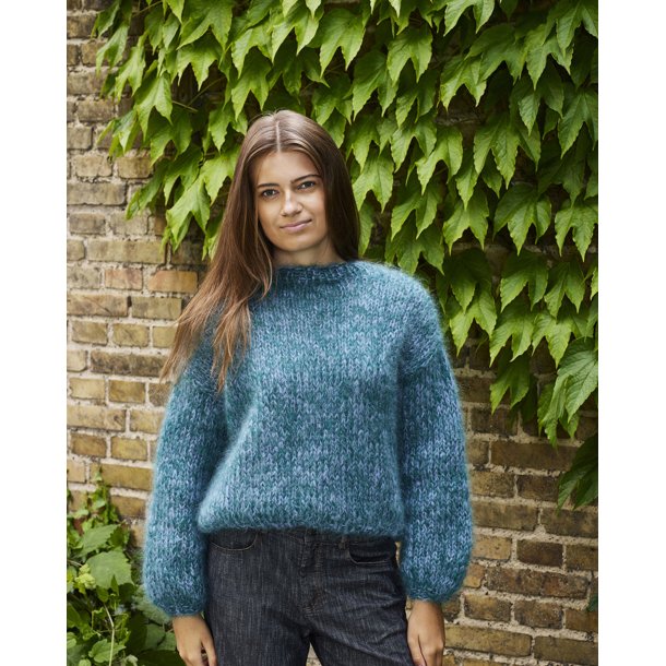 Bella By Permin - Sweater i to trde Bella - Enkeltopskrift 8932121