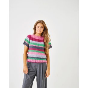 Bella Raglanbluse i Striber - Enkeltopskrift 277