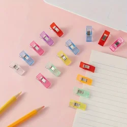 Sy Klemmer Clips/Stofclips Ass. Farver 2,7cm - 10 stk