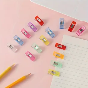 Sy Klemmer Clips/Stofclips Ass. Farver 2,7cm - 10 stk