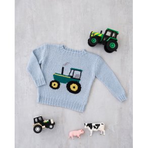 Esther By Permin - BLUSE MED TRAKTOR - Enkeltopskrift / Nr. 8934104