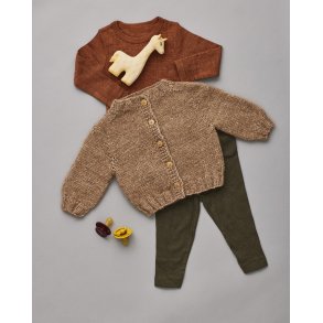 Bella By Permin - Babycardigan 0-24 mdr - Enkeltopskrift 8962134