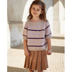 Alice - T-shirt med striber str. 2-12 �r - Enkeltopskrift 8962144