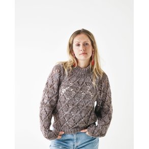 Sweater med rombemnster - Enkeltopskrift 424