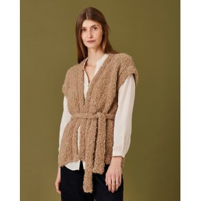 Bodil By Permin - Vest med bindeb�nd - Enkeltopskrift 896602