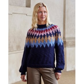 Gudrun By Permin - Harlekinsweater (digital) - Enkeltopskrift ( 896703)