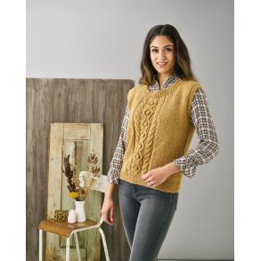 Dagmar By Permin - Vest M/Snoninger - Enkeltopskrift 304