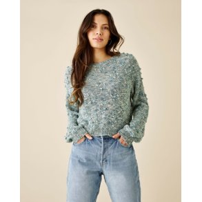 Iris Bluse med bobler - Enkeltopskrift 601