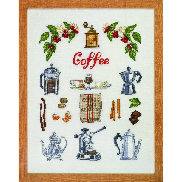 Permin Broderi Kit " Coffee Time " - 70-1481