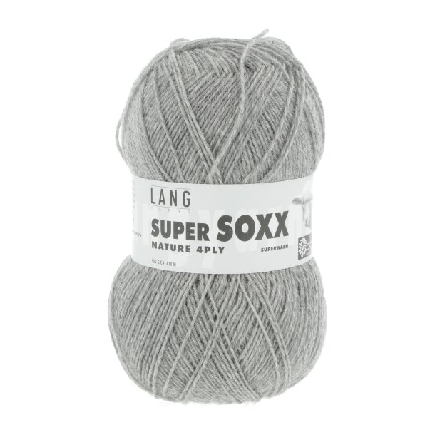 Lang Yarns - Super Soxx Nature Fv. 03 Lys Gr Melange