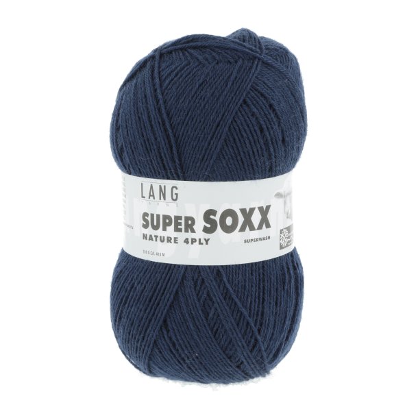 Lang Yarns - Super Soxx Nature Fv. 25 Mrk Bl