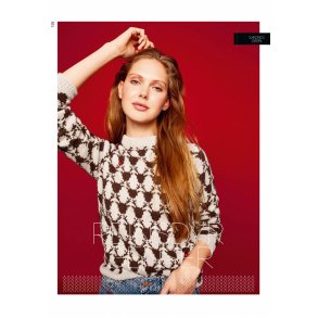 Rensdyr Genser - Sandnes Garn - Enkeltopskrift Nr. 105