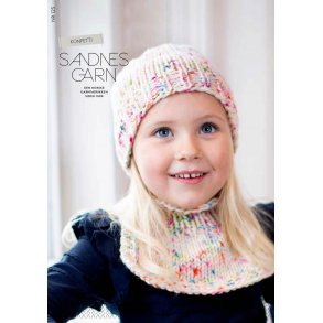Konfetti Hue / Hals Barn - Sandnes Garn - Enkeltopskrift nr 123