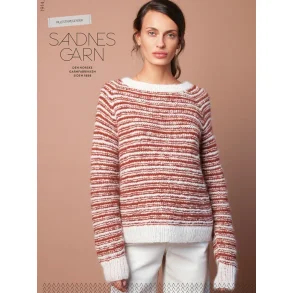 Enkeltopskrift / 1914 Fluffy / Nr. 08 - Rillestribe Genser