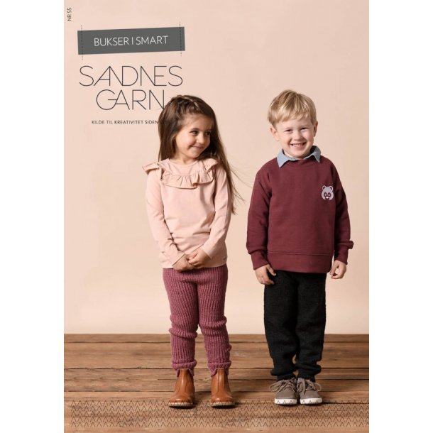Bukser i Smart - Sandnes Enkeltopskrift Kits 55.