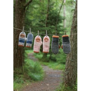 Smilestripe Votten - Sandnes Garn - Enkeltopskrift.