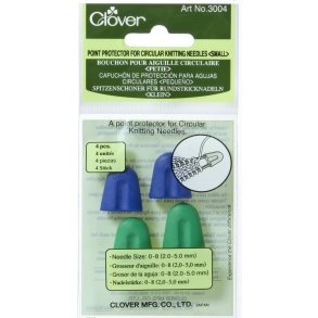 Clover - Pindebeskytter 4 stk plast 2-5mm