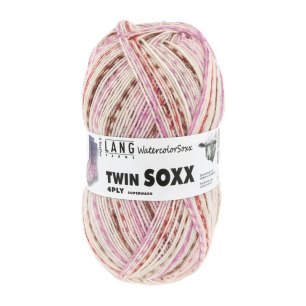 Lang Yarns - Twin Soxx 4PLY - Fv. 457 O`Keeffee