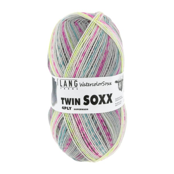 Lang Yarns - Twin Soxx 4PLY - Fv. 458 Turner