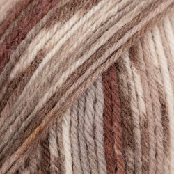 DROPS Fabel Print Fv: 912 Soft Chokolade