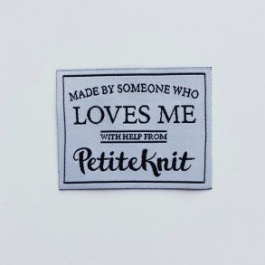 PetiteKnit Mrkelap - MADE BY SOMEONE WHO LOVES ME