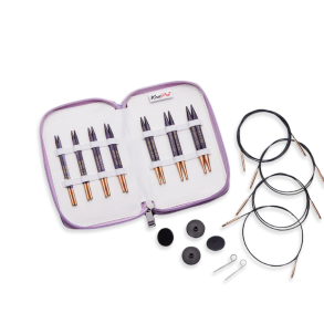 Knitpro - J'Adore Cubics Uskiftelige Rundpindes�t KORT (19302)