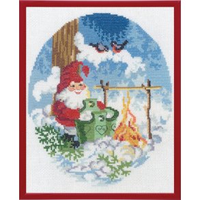 Permin - Broderi kit - Model Nissen m/grdfad