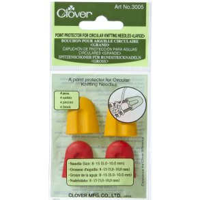 Clover - Pindebeskytter 4 stk plast 5-10mm Large