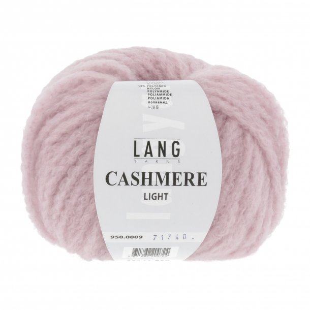 Lang Yarns - Cashmere Light fv. 09 Rosa