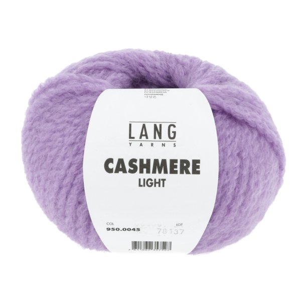 Lang Yarns - Cashmere Light fv. 45 Lilla