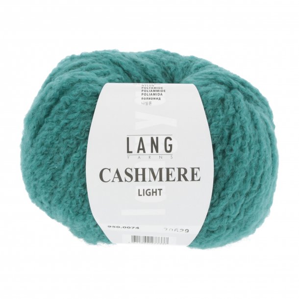 Lang Yarns - Cashmere Light fv. 74 Turkis Grn