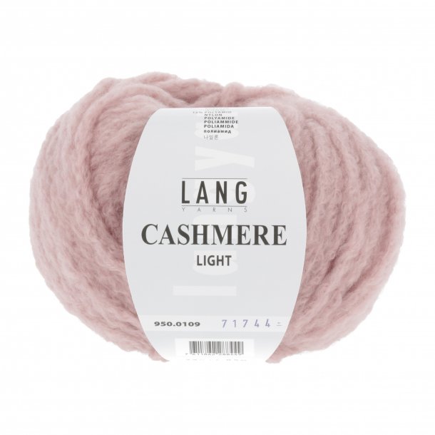 Lang Yarns - Cashmere Light fv. 109 Lys Gammel Rosa