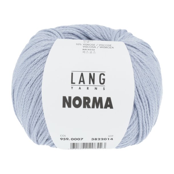 Lang Yarns - Norma Fv. 07 Lys Bl