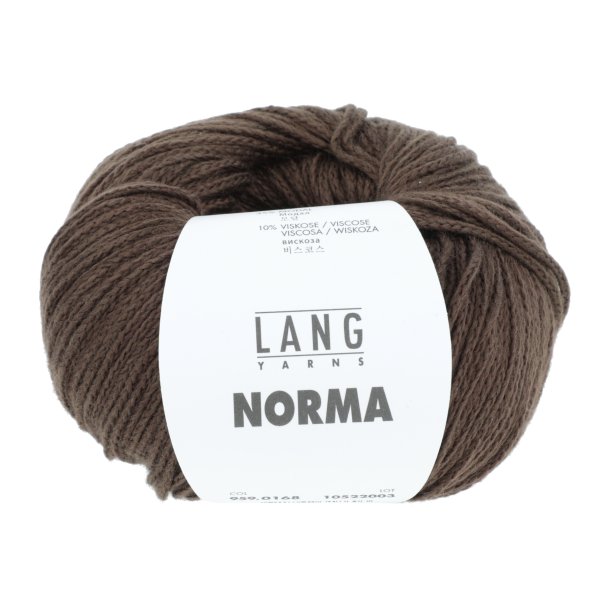 Lang Yarns - Norma Fv. 168 Mrk brun