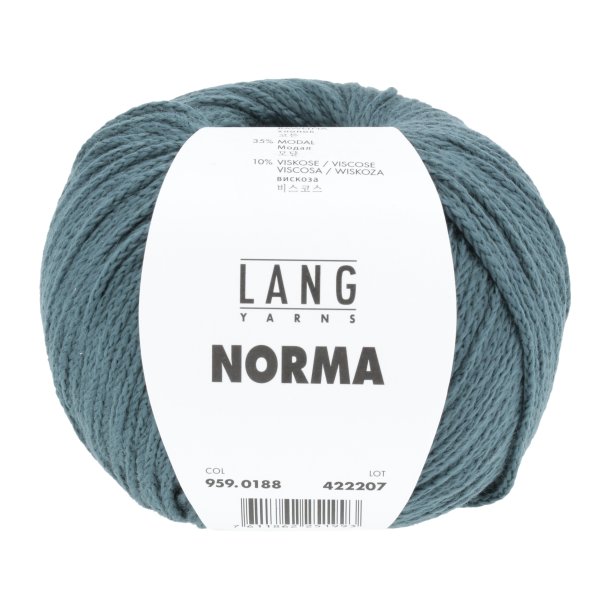 Lang Yarns - Norma Fv. 188 Mrk Petrol