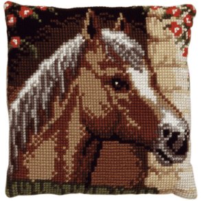 Permin - Broderi Kit - Stramajpude M/G Hest (9607)