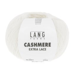 Lang Yarns - Cashmere Ekstra Lace Fv. 01 Hvid
