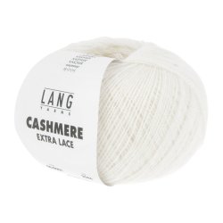 Lang Yarns - Cashmere Ekstra Lace Fv. 01 Hvid