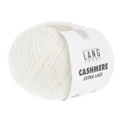 Lang Yarns - Cashmere Ekstra Lace Fv. 01 Hvid