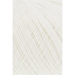 Lang Yarns - Cashmere Ekstra Lace Fv. 01 Hvid