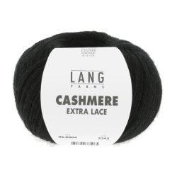 Lang Yarns - Cashmere Ekstra Lace Fv. 04 Sort