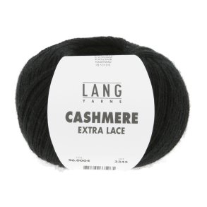 Lang Yarns - Cashmere Ekstra Lace Fv. 04 Sort
