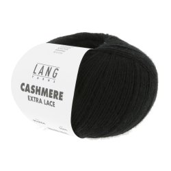 Lang Yarns - Cashmere Ekstra Lace Fv. 04 Sort