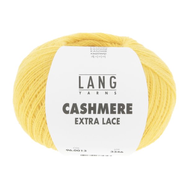 Lang Yarns - Cashmere Ekstra Lace Fv. 13 Gul